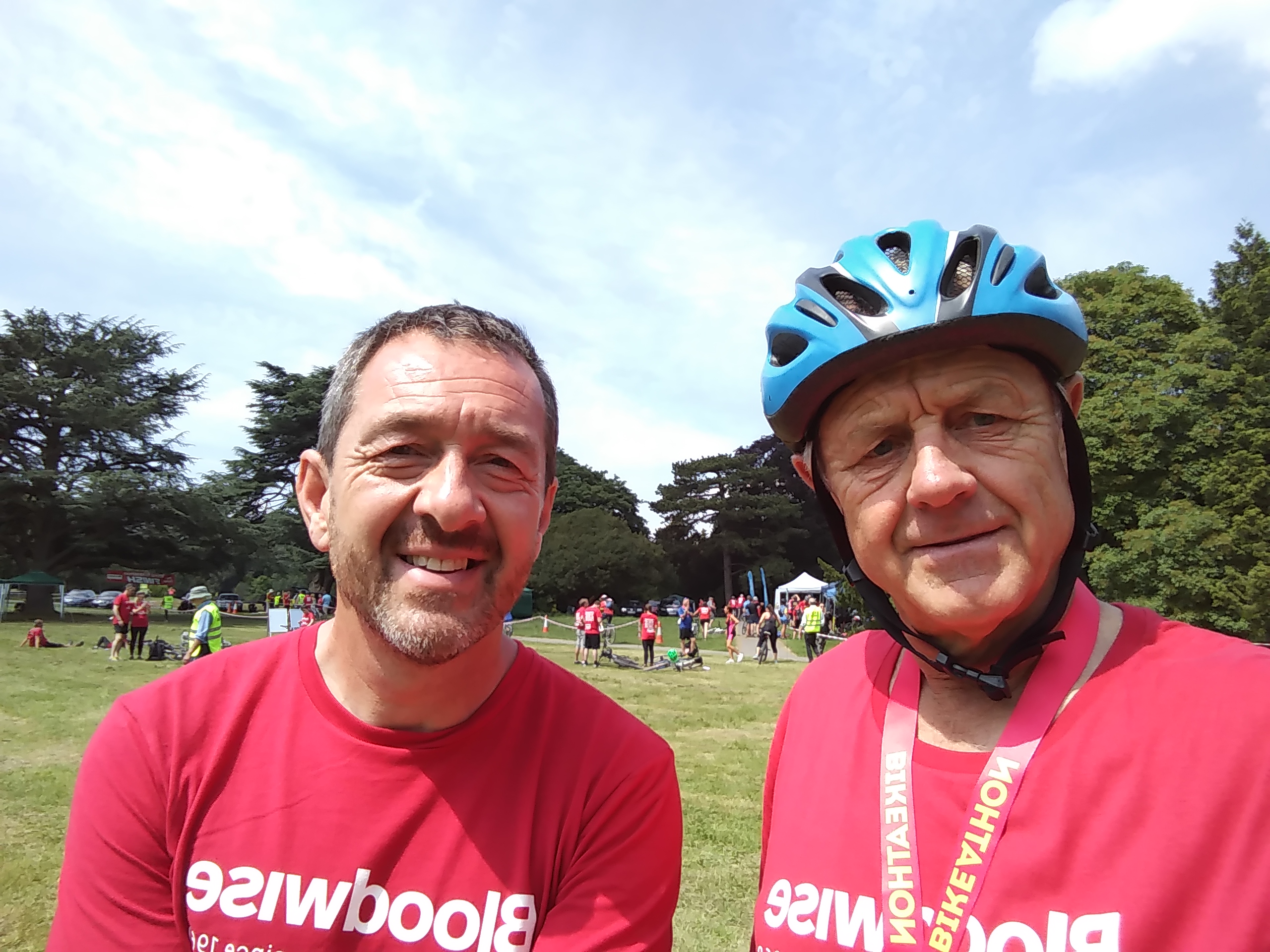 Gareth with Chris Boardman