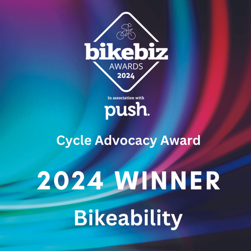 BikeBiz Cycle Advocacy Award 2024 Winner Bikeability