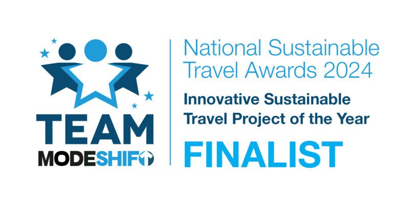 National Sustainable Travel Awards Innovative Sustainable Travel Project Finalist logo